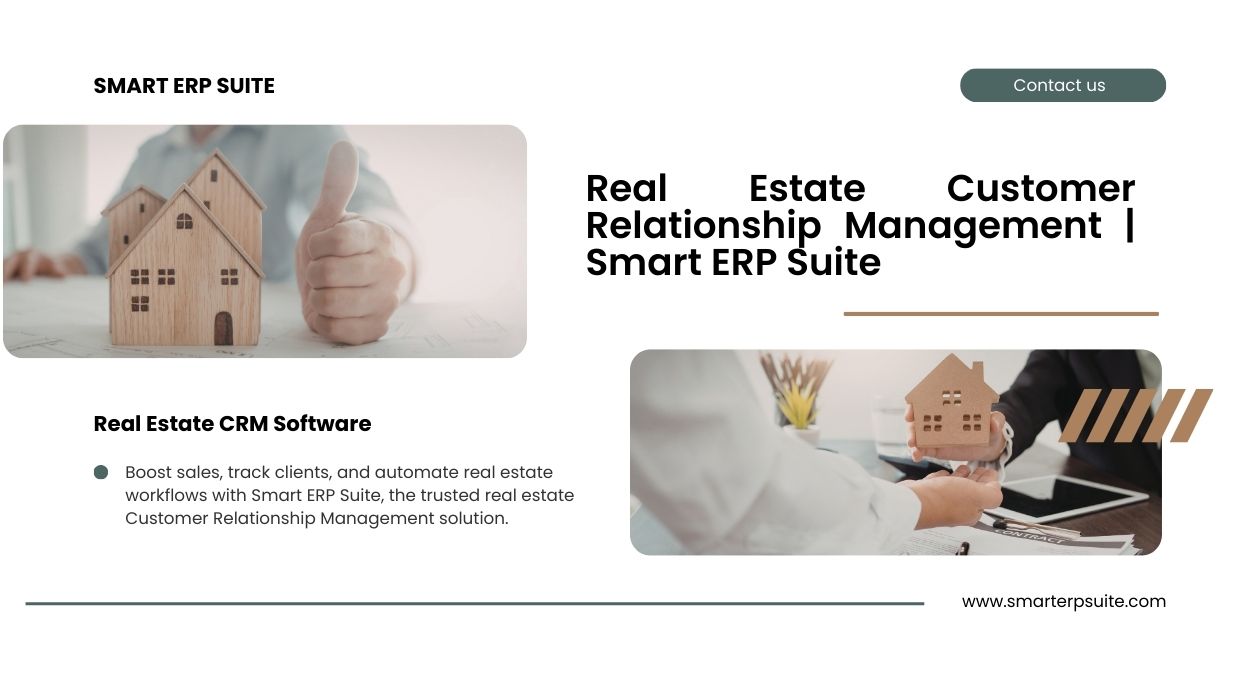 Real Estate Customer Relationship Management | Smart ERP Suite