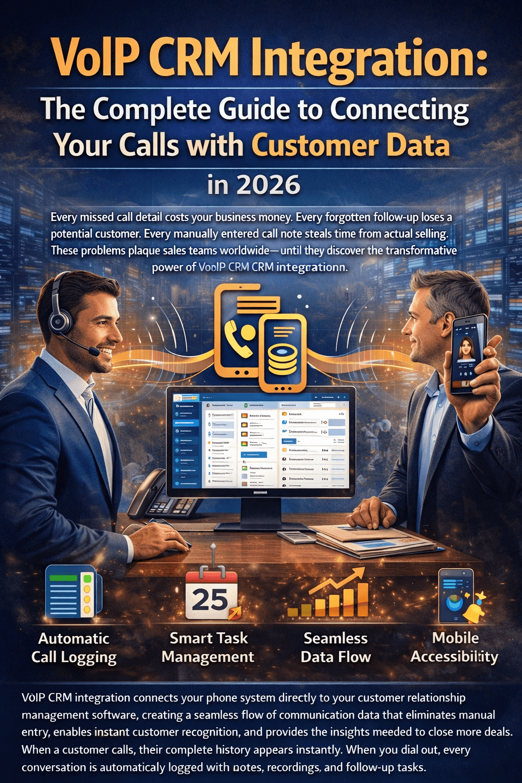 VoIP CRM Integration | Complete Setup Guide 2026 - SMART ERP